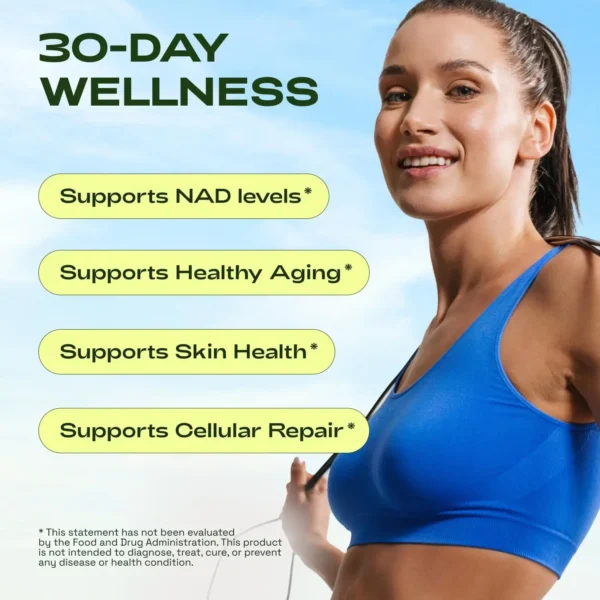 NMNH Supplement Alternative - Liposomal NAD(CORE) with Resveratrol - High Purity NAD Supplement for Anti-aging, Energy, Focus - Image 2