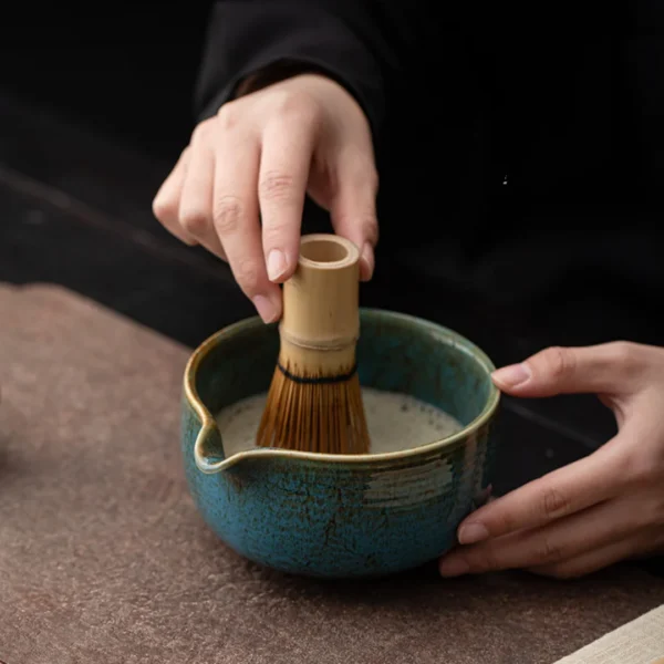 Bamboo Matcha Whisk Green Tea Powder Brush Grinder Matcha Tea Chasen Mixer Stirrer Reusable Tea Whisk Teaware Tea Tools - Image 4