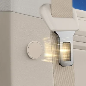 Magnetic Car Seat Belt Holder Fixing Clip Artificial Leather Seatbelt Limiter Buckle Car Interior Accessories
