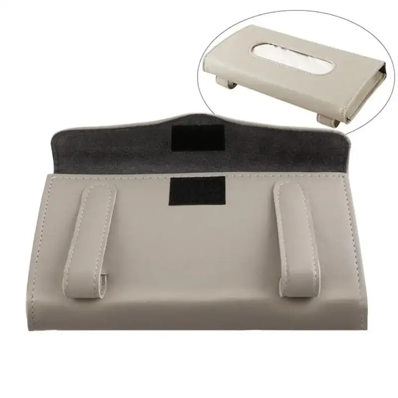 1Pcs Car Tissue Box Towel Sets Car Sun Visor Tissue Box Holder Auto Interior Storage Decoration for BMW Car Decor Accessories - Image 4