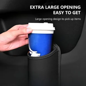 Car door cup holder Leather Automotive Drink rack Storage bin auto Back Seat cup holder Organizer for car interior accessories